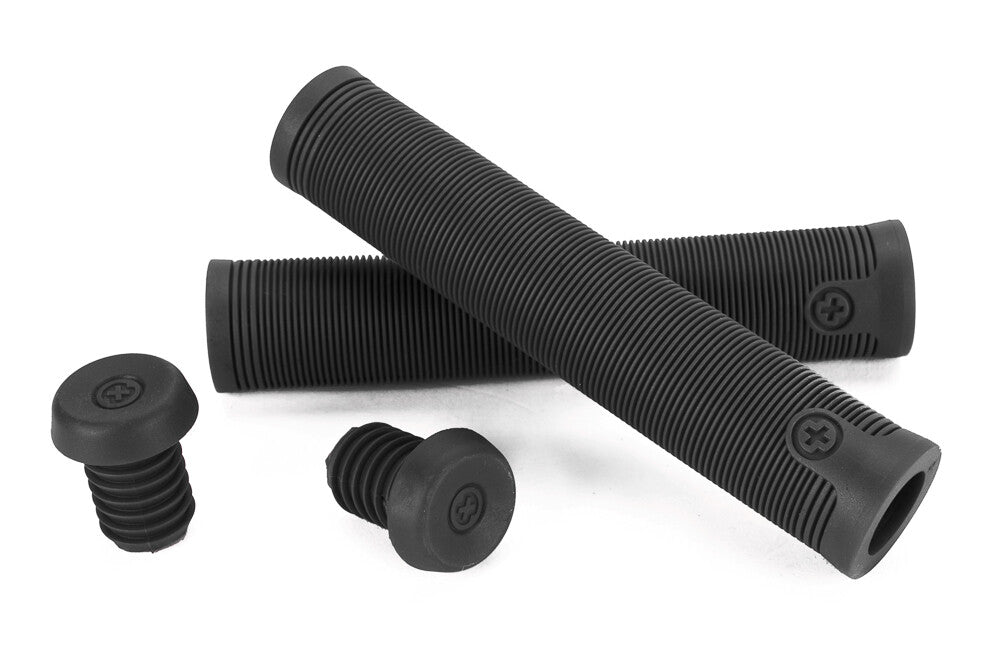 SALT PLUS XL GRIPS BLACK FLANGELESS