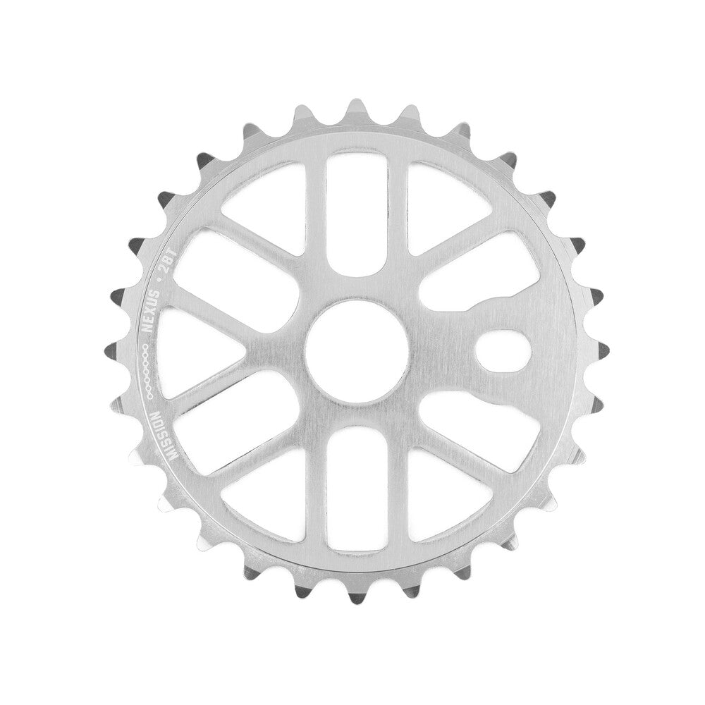 MISSION BMX NEXUS SPROCKET 28T SILVER