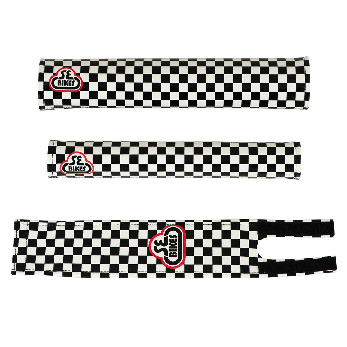 SE Bikes Checkerboard Padset (Black/ White)