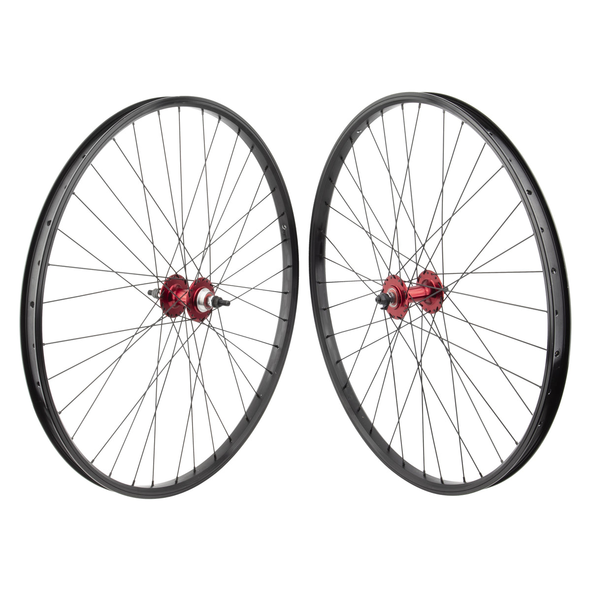 SE Bikes 29" Wheel Set (BLACK/ RED) F&R