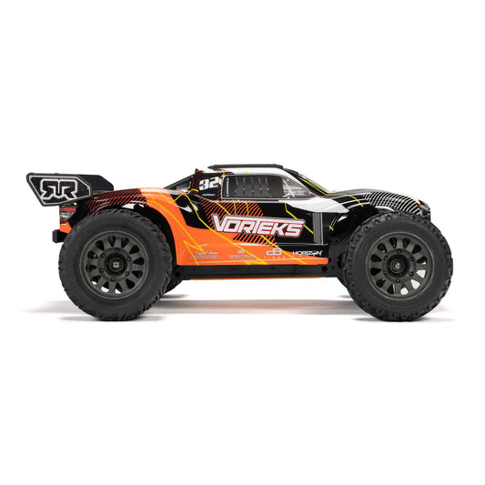 ARRMA VORTEKS MEGA 550 Brushed 2WD Stadium Truck w/Batt/Charger: RTR (ORANGE)