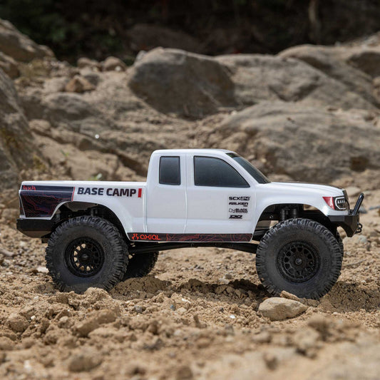 Axial SCX24 Base Camp 4WD RTR Micro Crawler: White