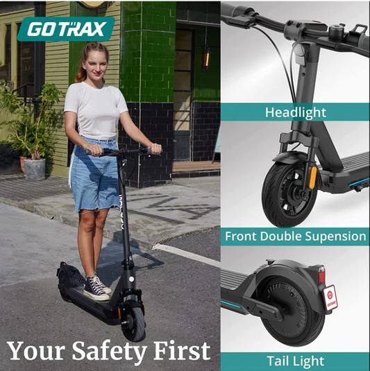 GOTRAX G5 500W 48V 9.6Ah - Electric Adult Scooter
