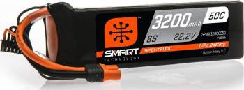 Spektrum Smart 3200mah 6S 22.2V 50C Lipo Battery