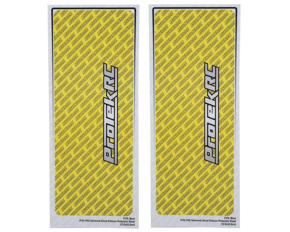 Protek RC Universal Chassis Protector Sheet: Yellow