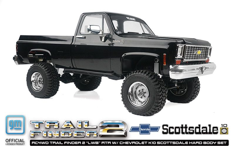 RC4WD Trailfinder 2 LWB RTR w/Chevrolet K10 Scottsdale Hard Body