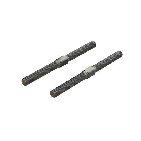 Arrma Steel Rear Turnbuckles: M8x105mm: Outcast EXB (2)