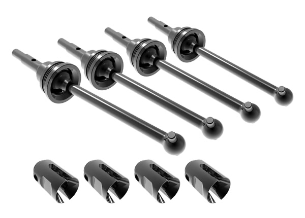 Traxxas Assembled Steel Front or Rear CVD Driveshafts: Mini MAXX