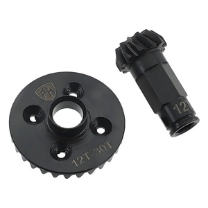 Power Hobby Steel Rear Helical Diff Ring/Pinion Gear Set: GROM