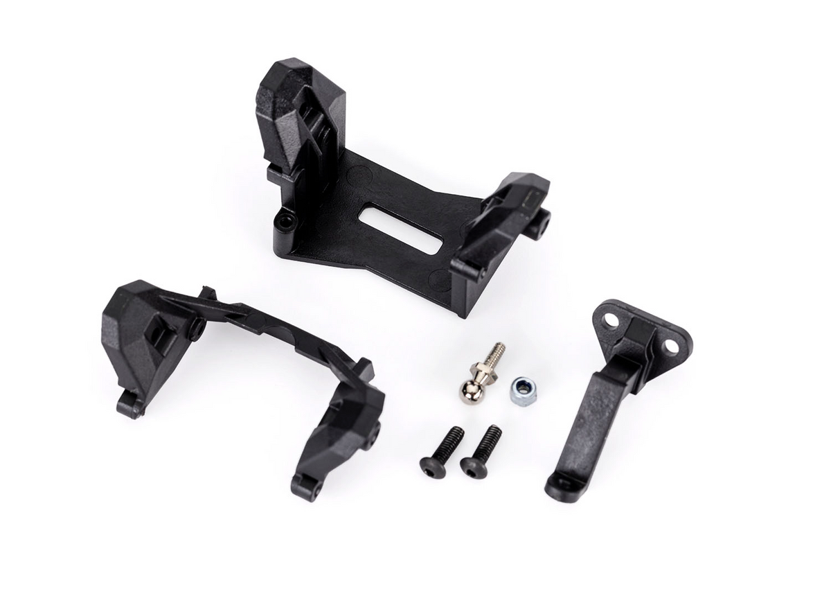 Traxxas Extended Front and Rear Shock Mounts w/Trailer Hitch: High Trail