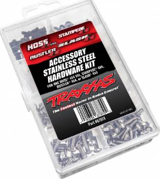 Traxxas Accessory Stainless Hardware Kit: Hoss/Slash/Rustler/Stampede 4x4