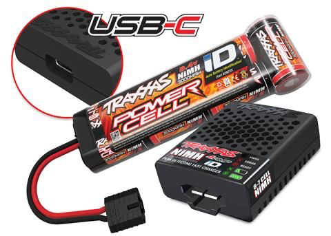 Traxxas Rustler 1/10 2WD Clipless XL-5 RTR Stadium Truck w/NiMH Battery and Charger