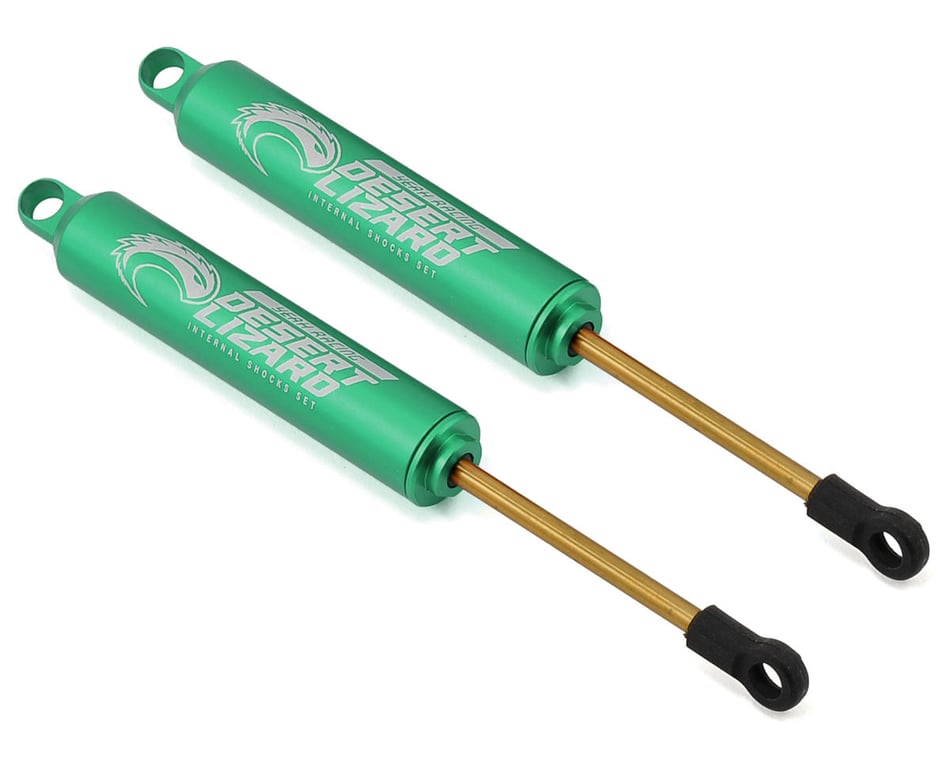 Yeah Racing Desert Lizard Internal Spring Shocks: 120mm (Teal)