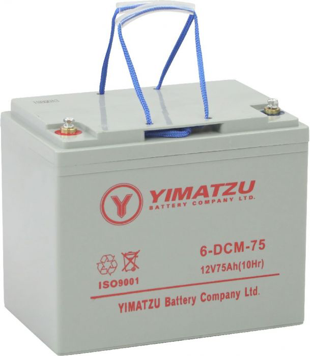 Yimatzu Sealed Lead Acid Battery: 6-DZM-75