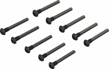 Arrma Button Head Screw Pin: M3x24mm (10)