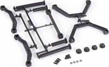 Pro-Line Extended Front and Rear Body Mounts: Stampede 4x4