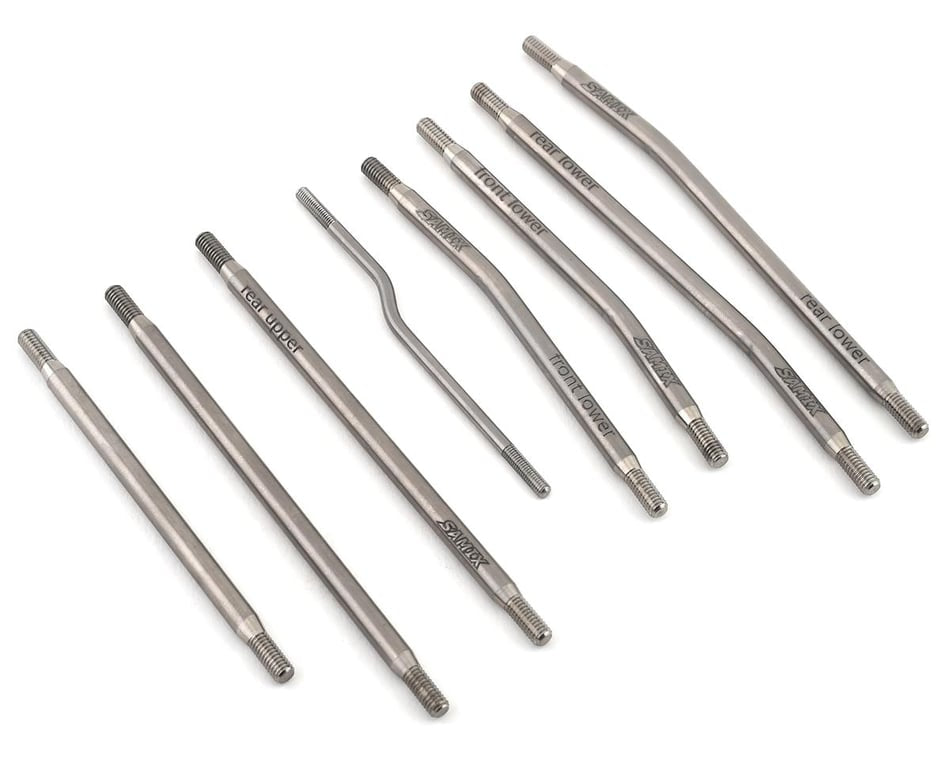 Samix Titanium High Clearance 313mm Link Set: SCX10iii