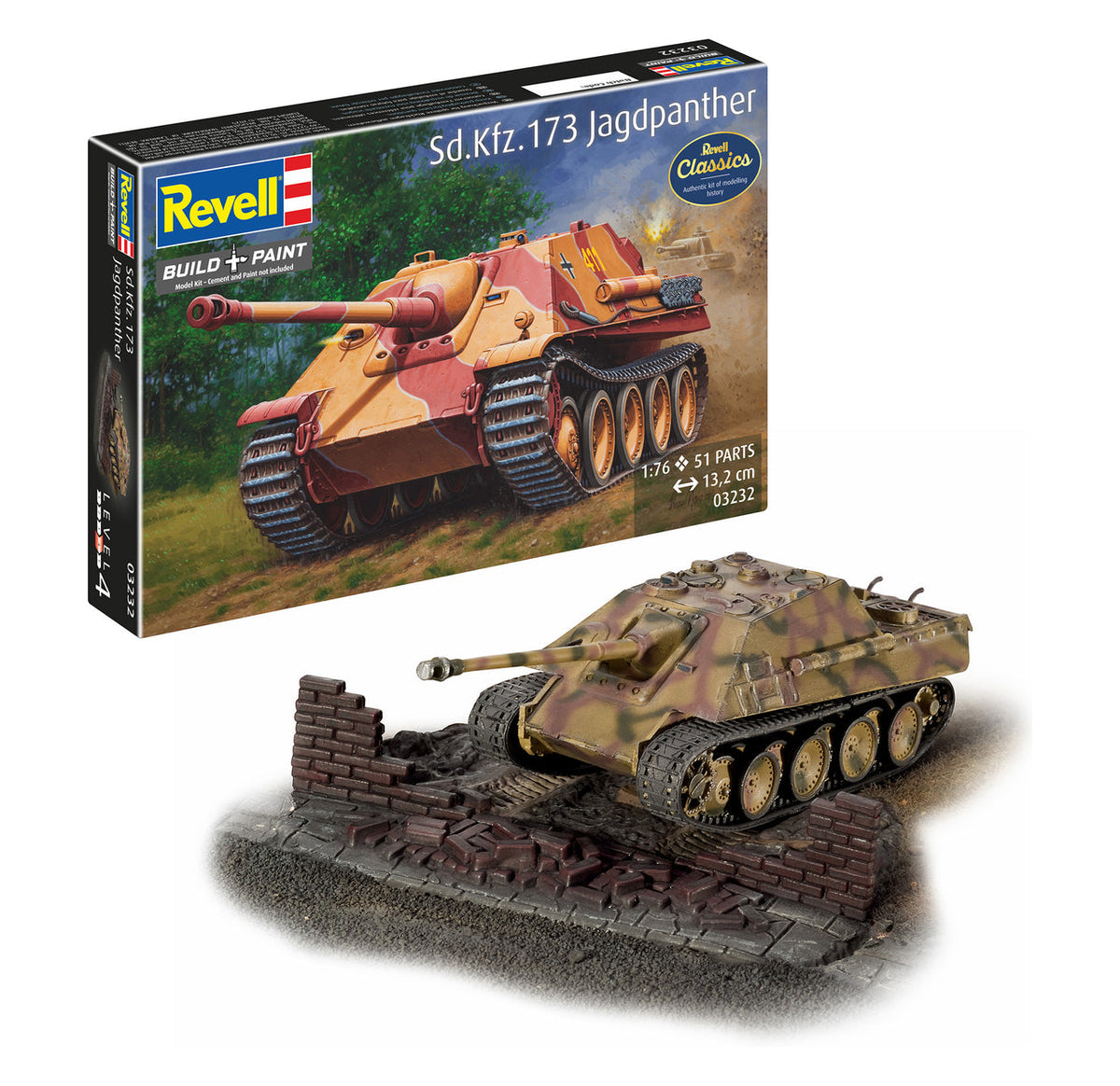 Revell 1/76 Se.Kfz.173 Jagdpanther Model Kit