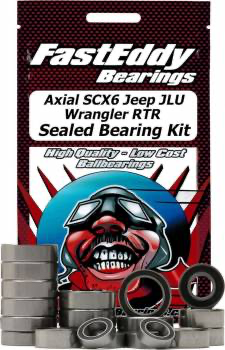 Fast Eddy Rubber Sealed Bearing Kit: Axial SCX6 Jeep JLU