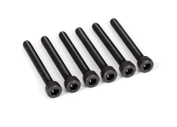 Traxxas Cap Head Machine Screws: M3x25mm (6)