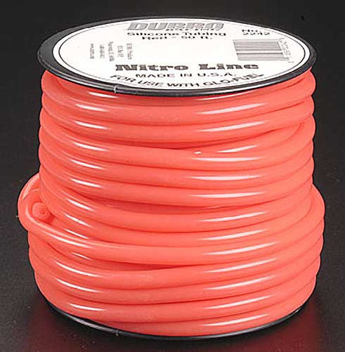 Du-Bro Nitro Line: Per Foot. (Red)