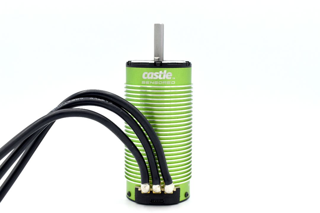 Castle Creations 2028 Brushless Sensored Motor: 1700kv (8mm Shaft)
