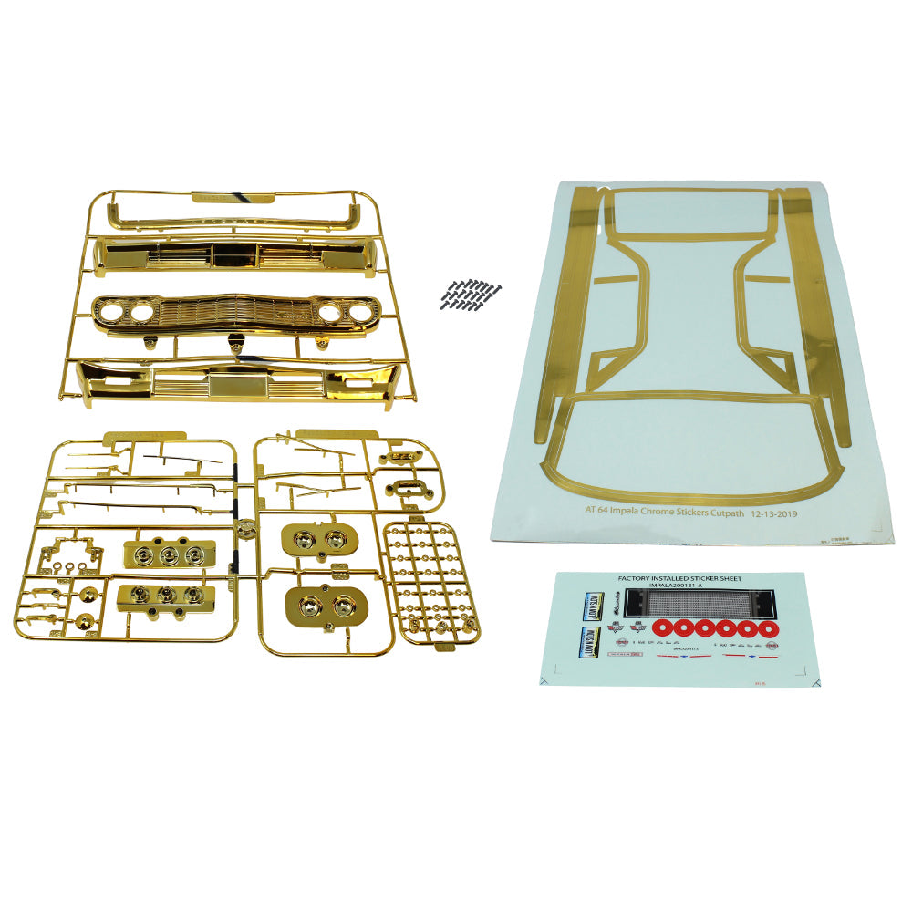 Redcat Gold Parts Set w/Stickers: Sixty-Four Impala