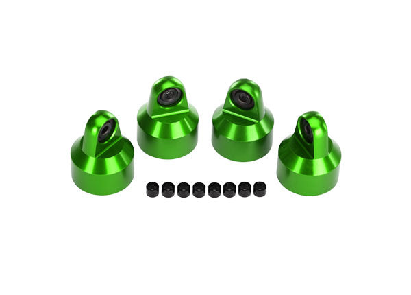 Traxxas Aluminum GTX Shock Caps: XRT/X-Maxx (Green)