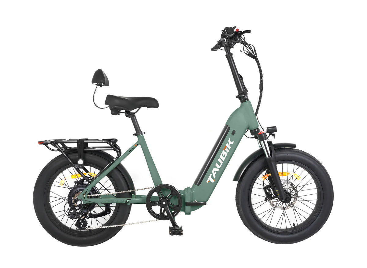 Taubik Monaco S Folding Electric Bike 20" Step-Through (Matte Sage Green)