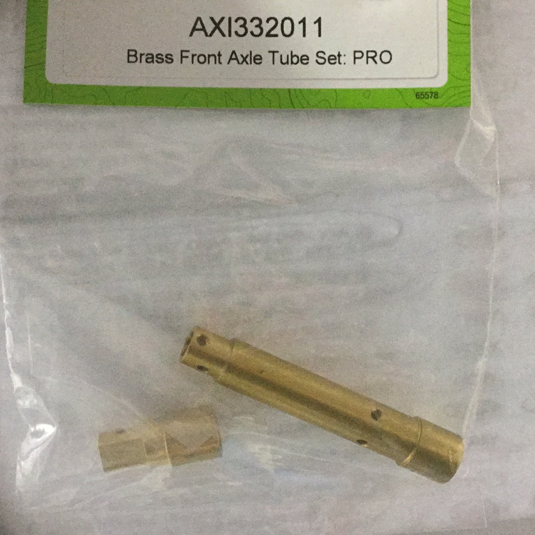 Axial Brass Front Axle Tube Set SCX10PRO
