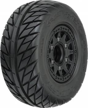 Pro-Line Street Fighter SC Tires MTD Raid Rims: Black (Slash 2/4WD)