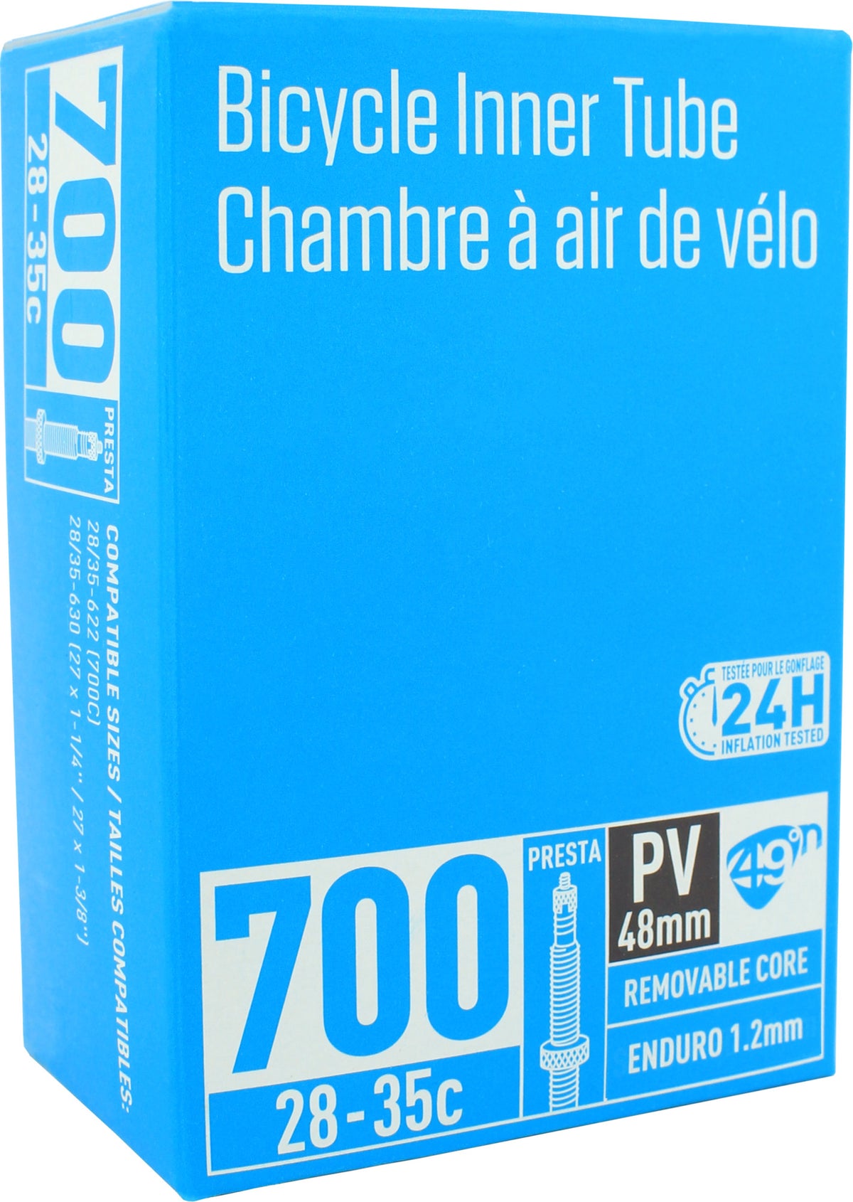 49N ENDURO TUBE 700C X 28-35MM - PRESTA VALVE