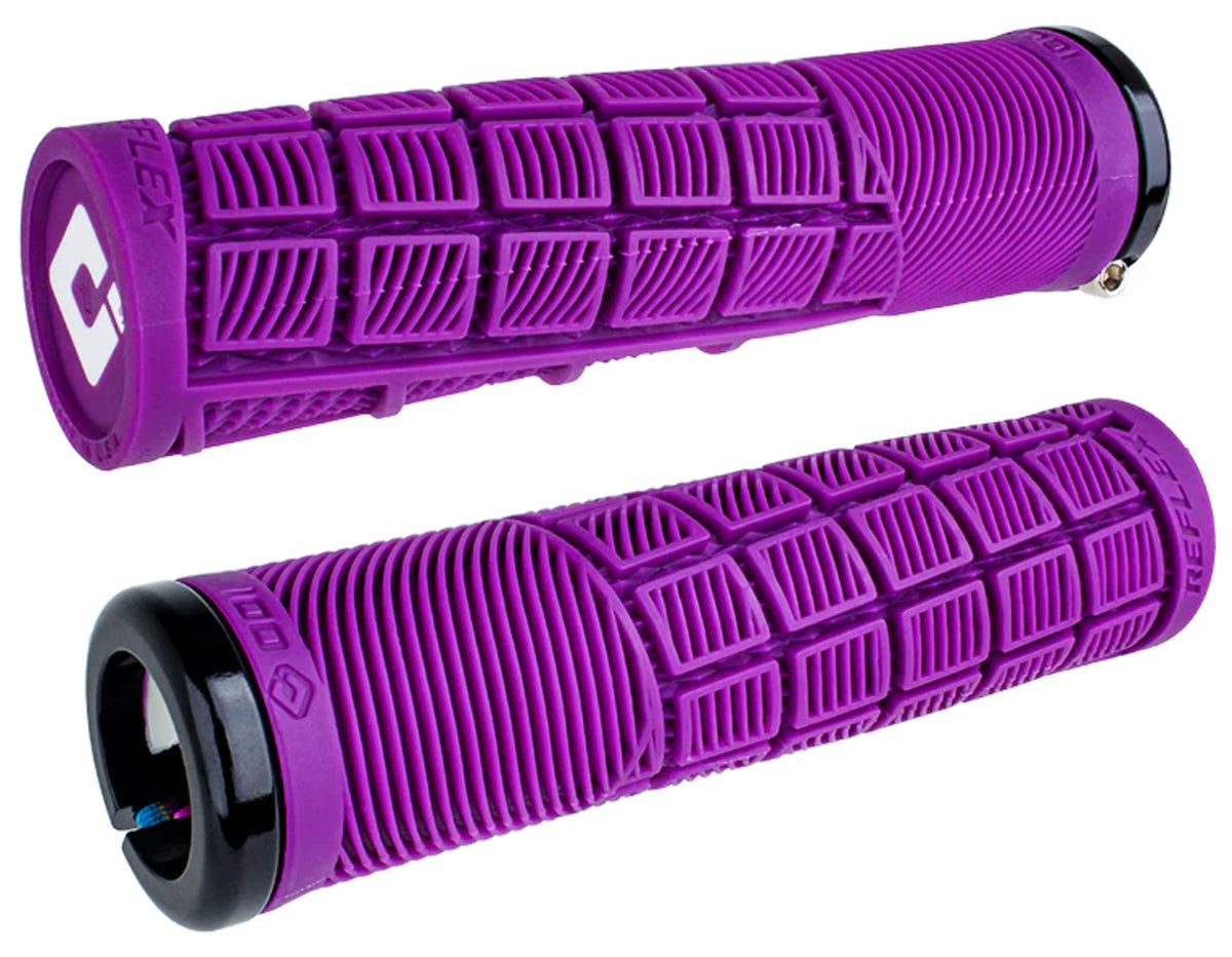 ODI REFLEX V2.1 LOCK-ON GRIPS – PURPLE
