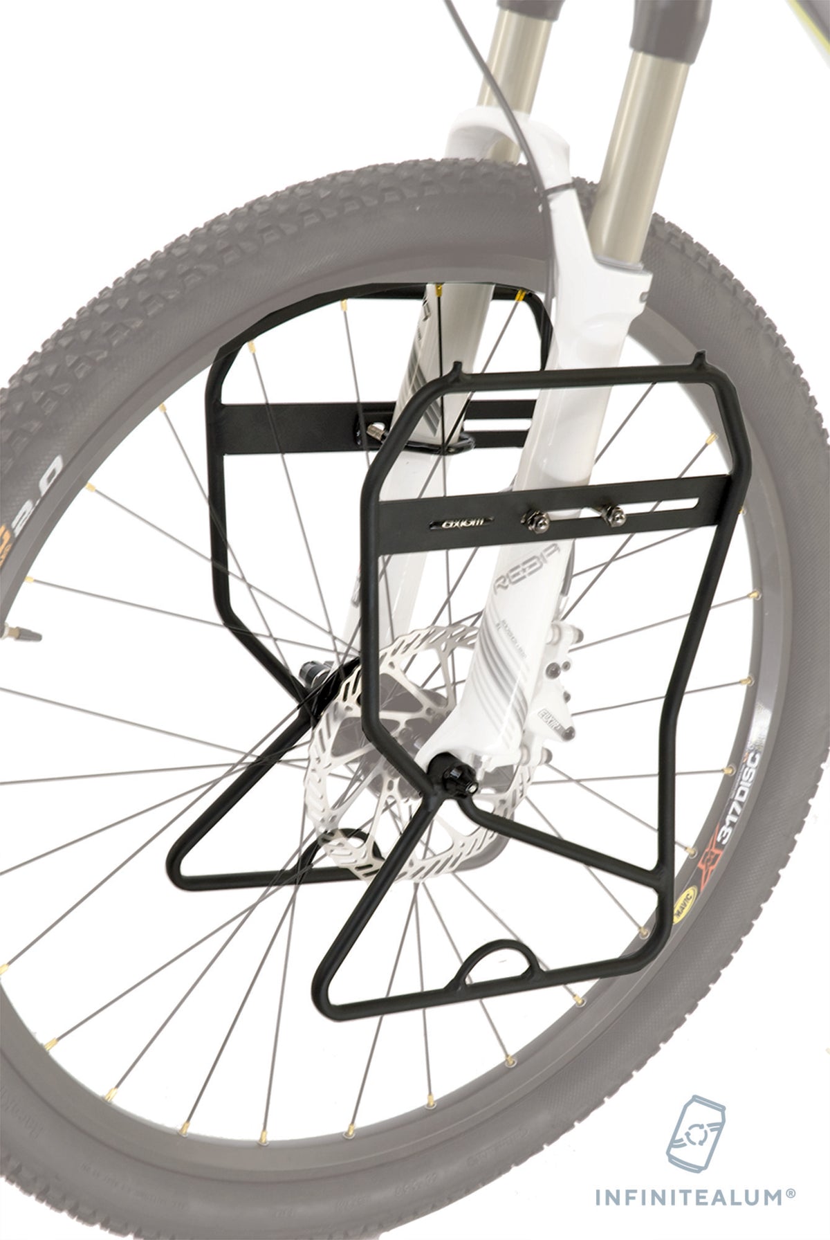 Axiom Journey Suspension/Disc Lowrider Rack - Black