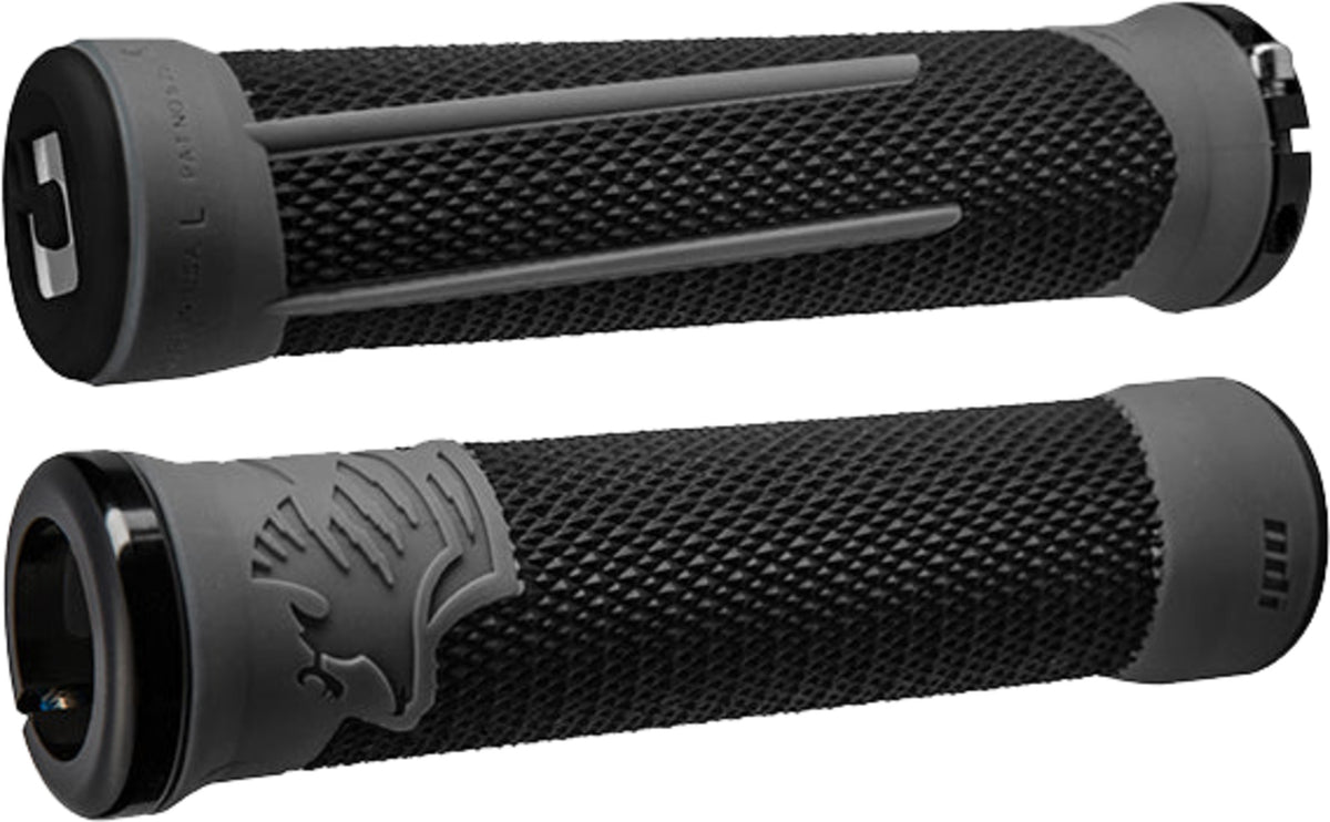 ODI AG2 V2.1 LOCK-ON GRIPS – BLACK/GREY