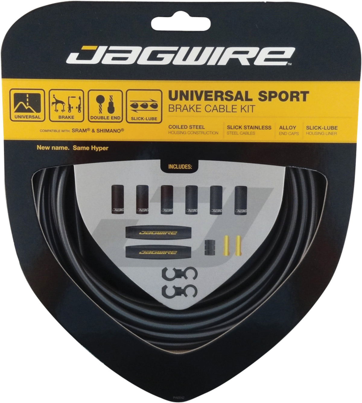 Jagwire UNIVERSAL SPORT BRAKE CABLE KIT (ICE GREY)