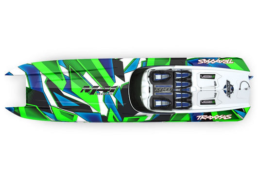 Traxxas DCB M41 Widebody Catamaran RTR (Green)