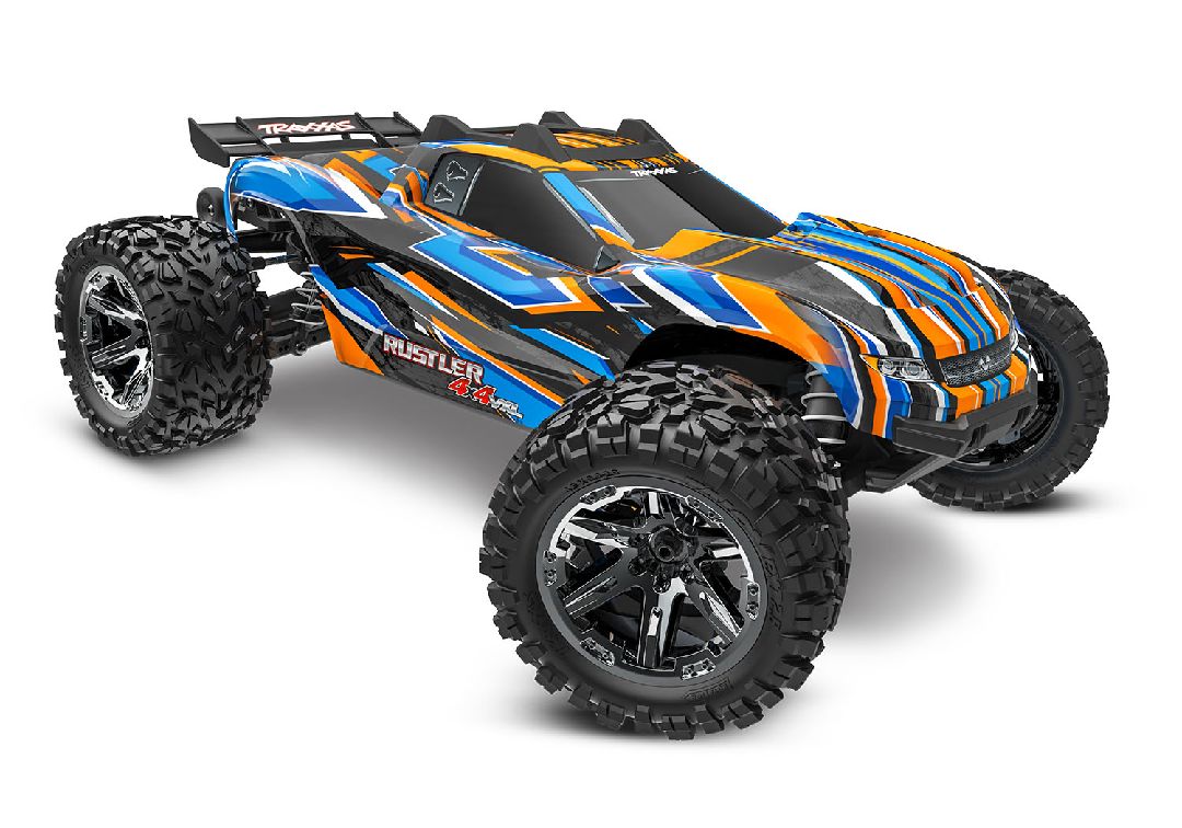 Traxxas Rustler 1/10 4x4 VXL 3S RTR w/No Batt/Charger (Orange)