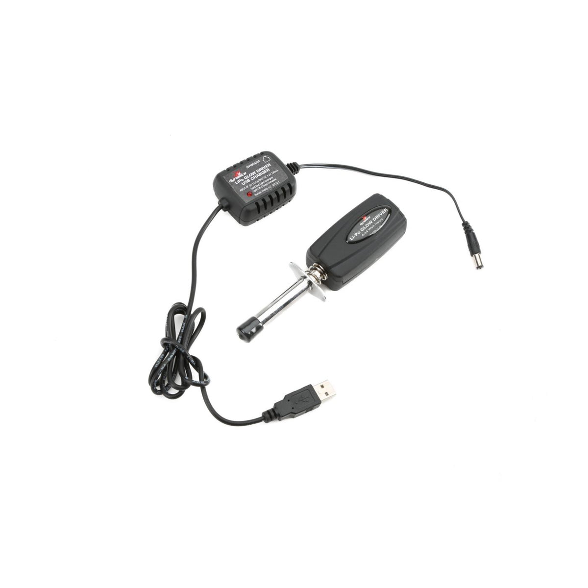 Dynamite LiPo Glow Driver w/ USB Charger
