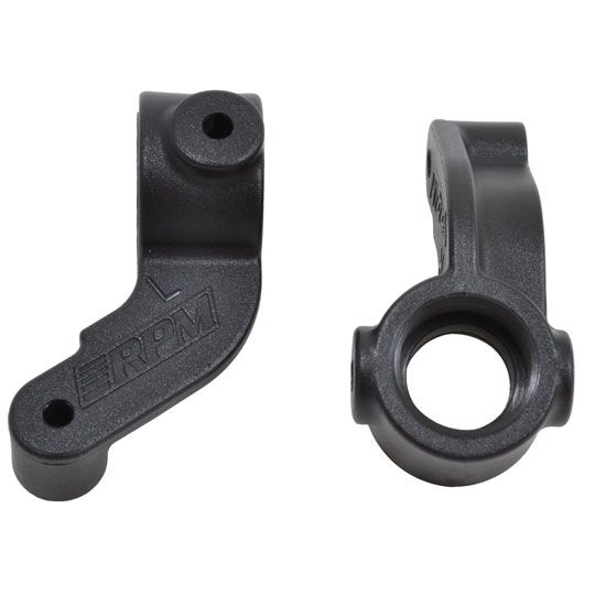 RPM Front Spindle Blocks: ECX 2WD (Black)