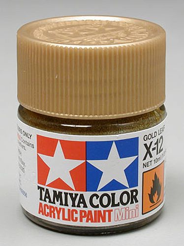 Tamiya Acrylic: X-12 (Gold Leaf)