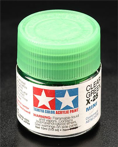 Tamiya Acrylic: X-25 (Clear Green)