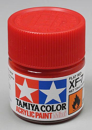 Tamiya Acrylic XF-7 (Flat Red)