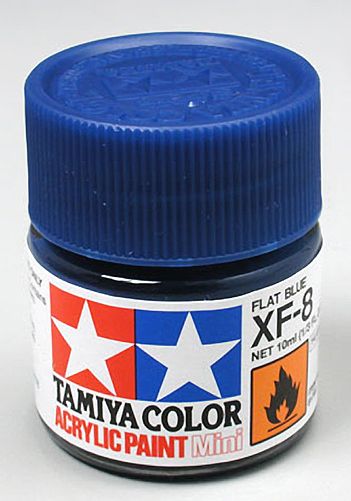 Tamiya Acrylic XF-8 (Flat Blue)