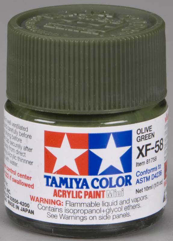 Tamiya Acrylic XF-58 (Olive Green)