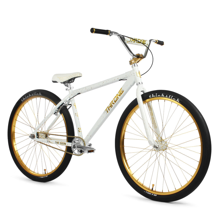 Throne The Goon 29" (White/Gold Bling)