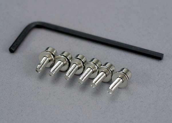 Traxxas Caphead Machine Lockwasher w/Hex Wrench: M3x10mm
