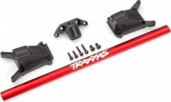 Traxxas Chasis Brace Kit Rustler 4x4/Slash 4x4 LCG (Red)