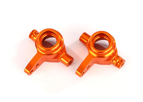 Traxxas Aluminum Steering Blocks 6061-T6: Orange