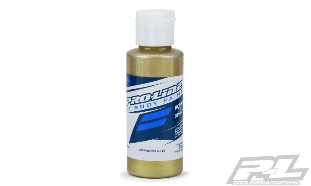 Pro-Line RC Body Paint: Metallic Gold (60ml)